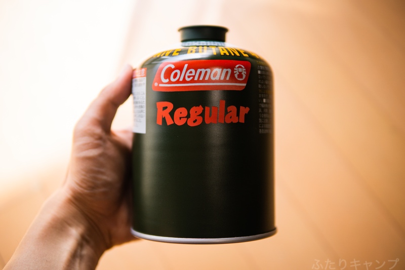 コールマンOD缶の種類、重量、サイズの違いを比較！ランタン、バナーを使う前に知っておくべきこと。 ふたりキャンプ