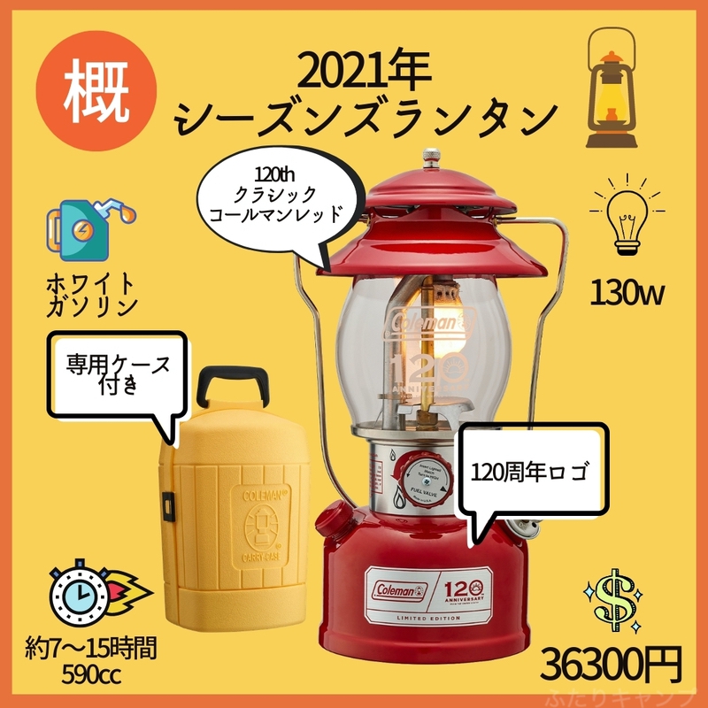 ❗️新品❗️コールマン120周年 シーズンズランタン2021-