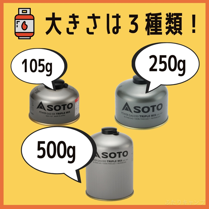 SOTOのOD缶は1種類しかない？サイズ、価格で使い分けるポイント。 | ふたりキャンプ
